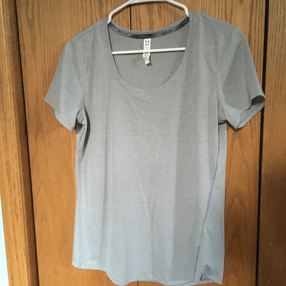 Under Armour Gray Workout Running Tee
